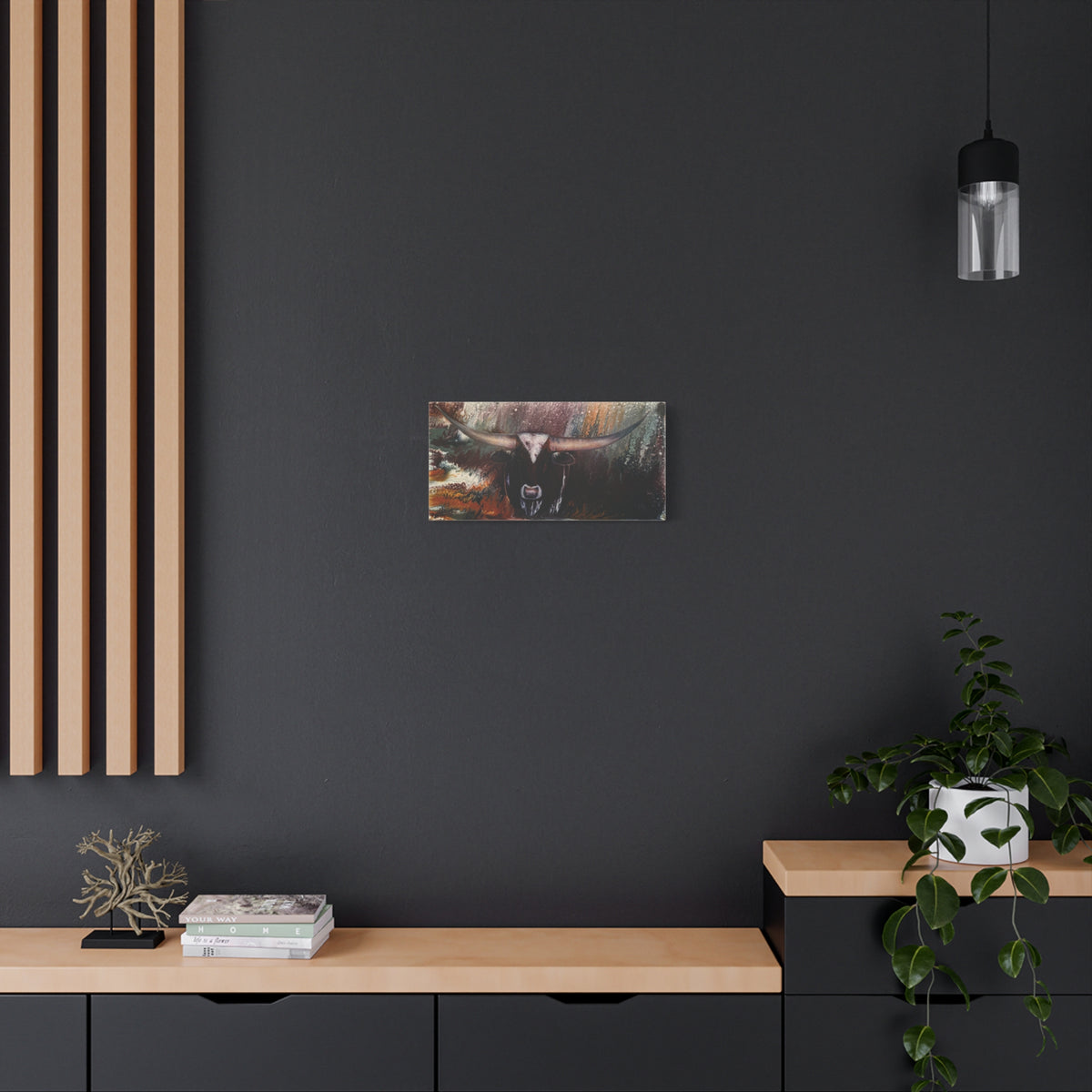 Long Horn — Canvas Print