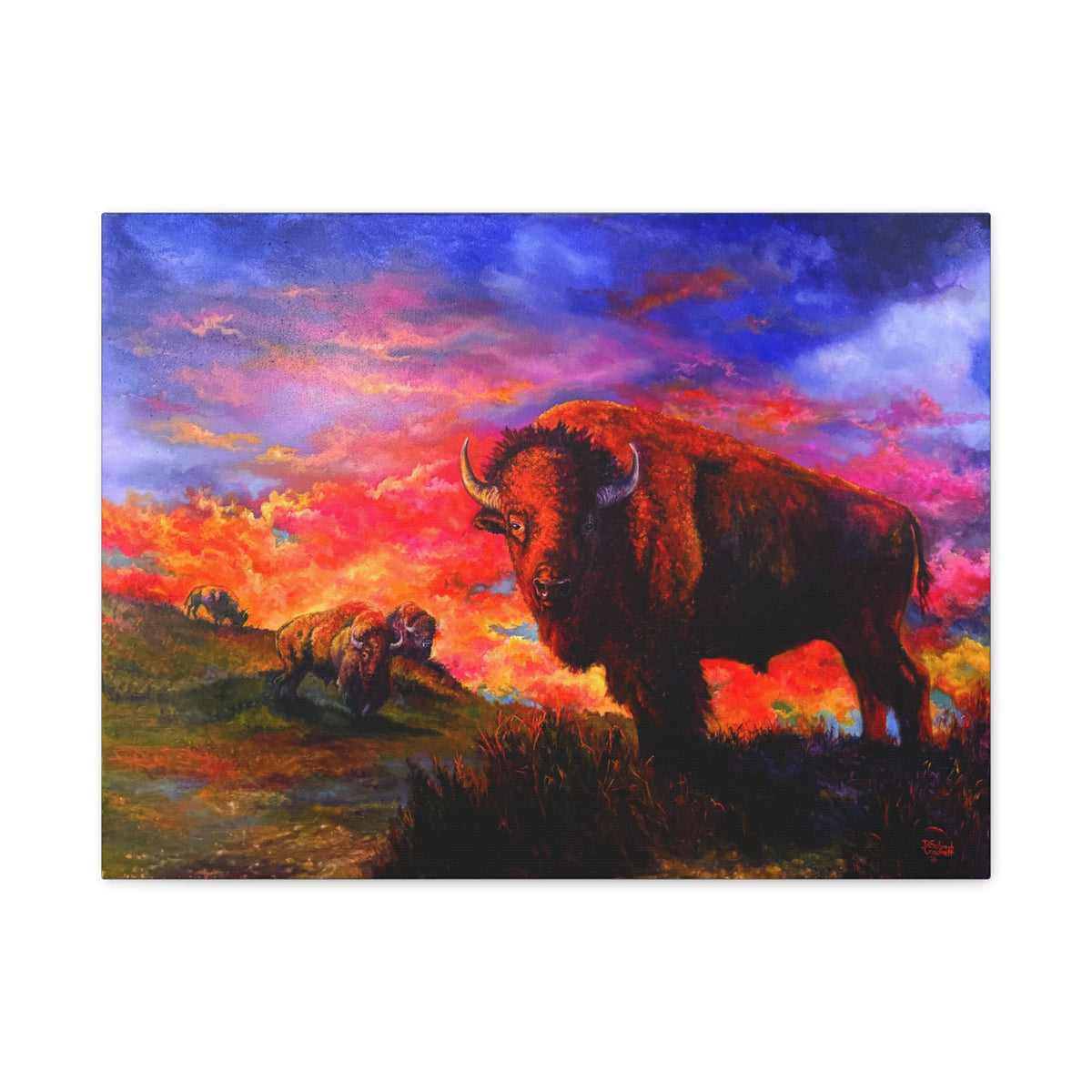 Prairie King — Canvas Print