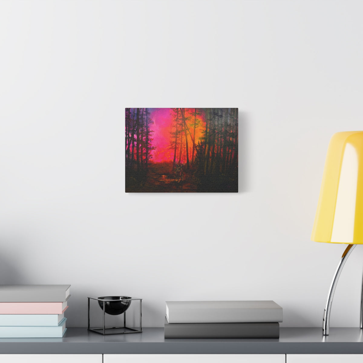 Hills on Fire — Canvas Print