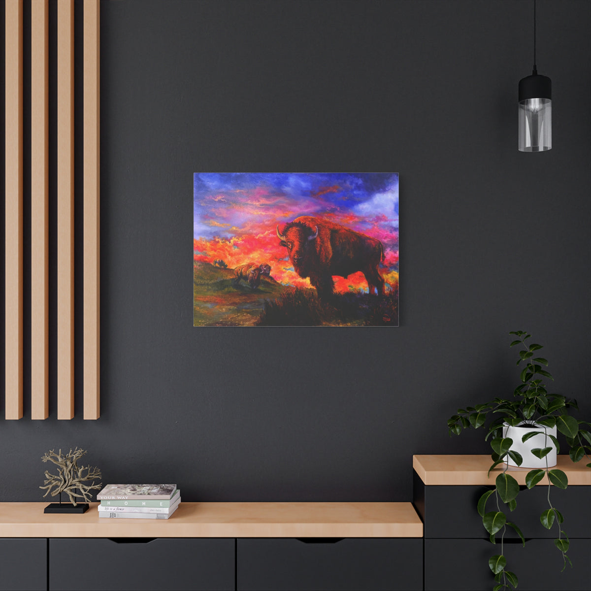 Prairie King — Canvas Print