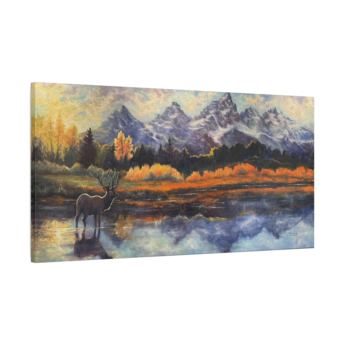 Autumn's Mirror — Canvas Print