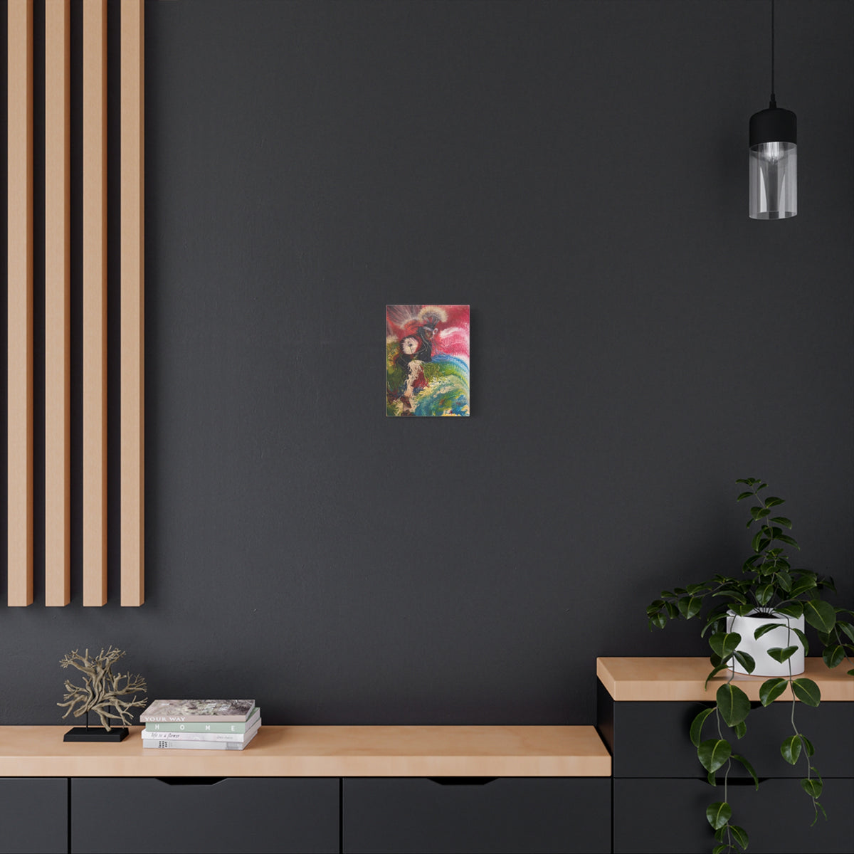 Dancing with his Ancestors — Canvas Print