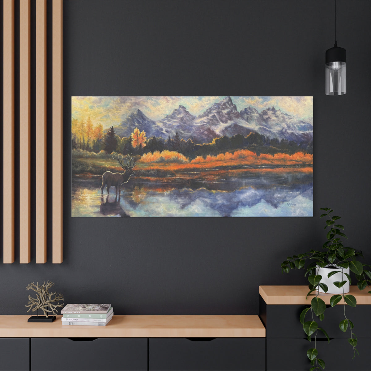 Autumn's Mirror — Canvas Print