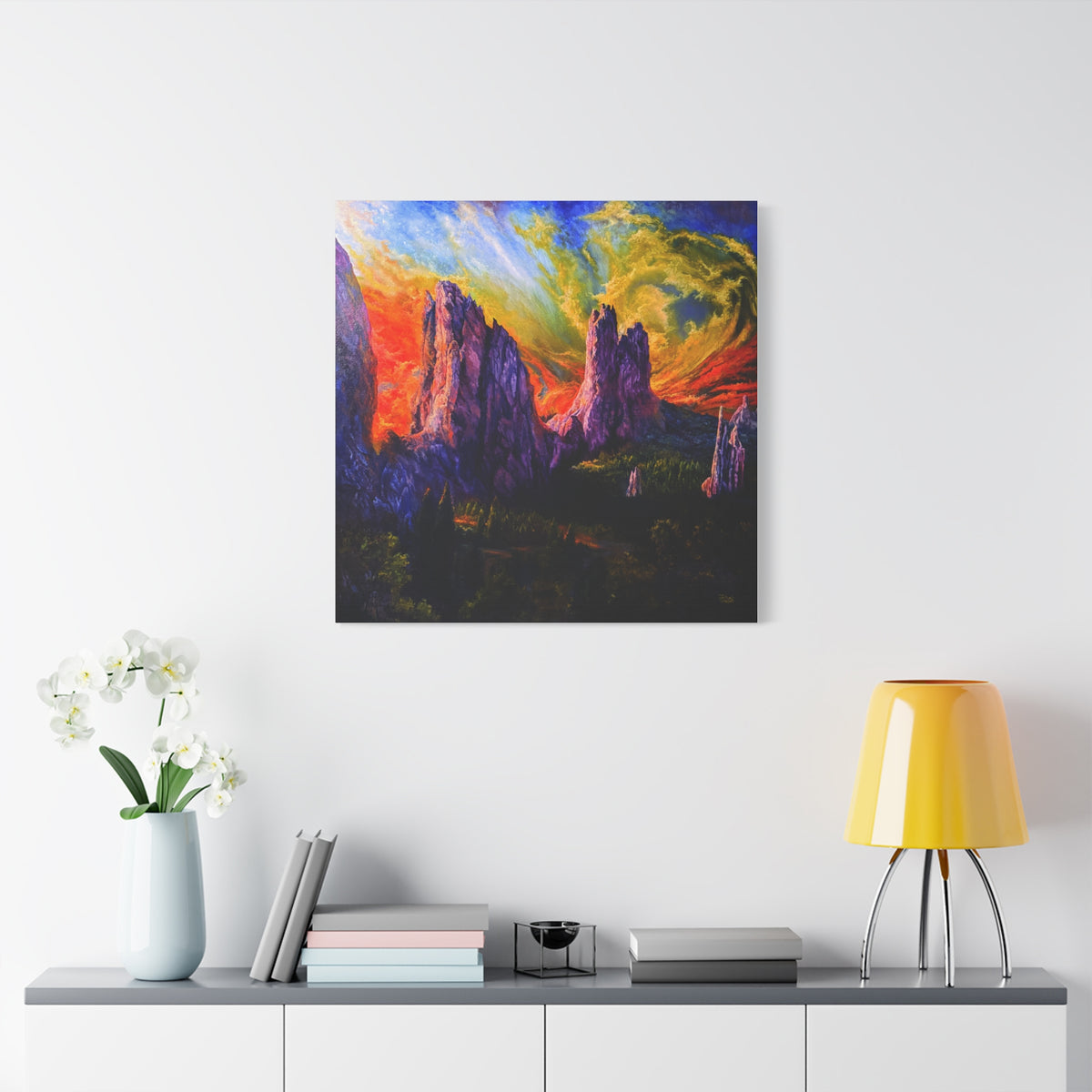 Cathedral Valley — Canvas Print