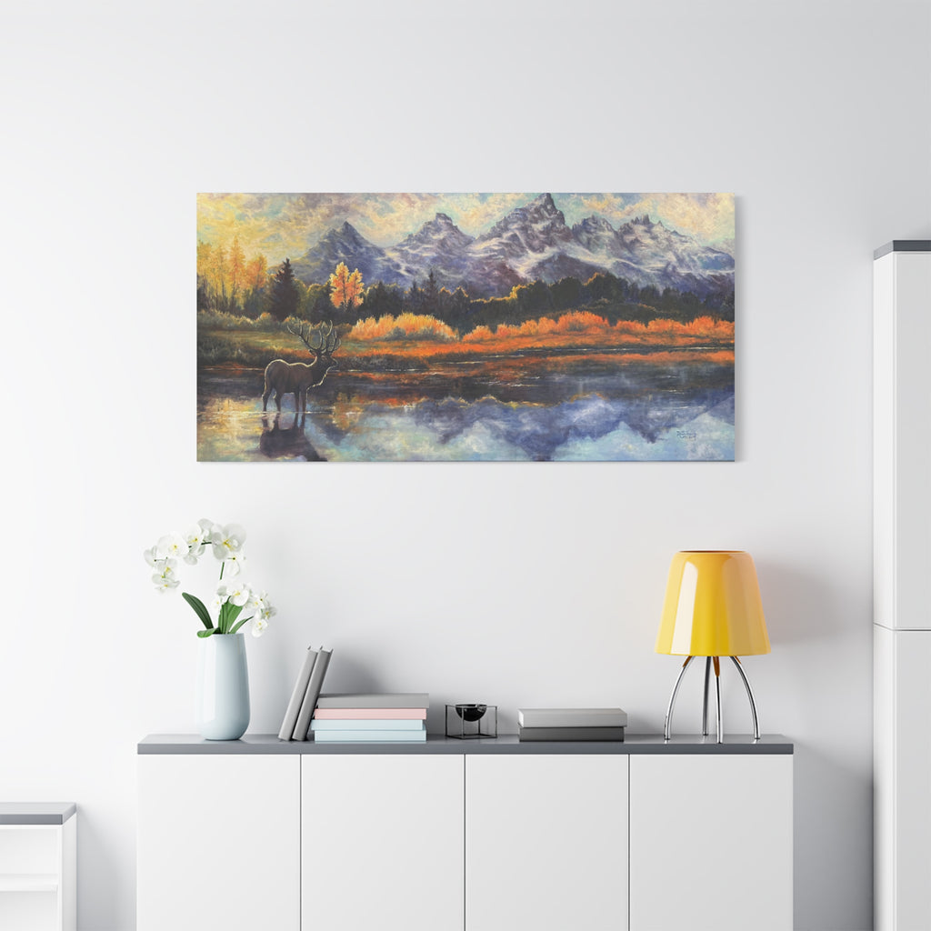 Autumn's Mirror — Canvas Print
