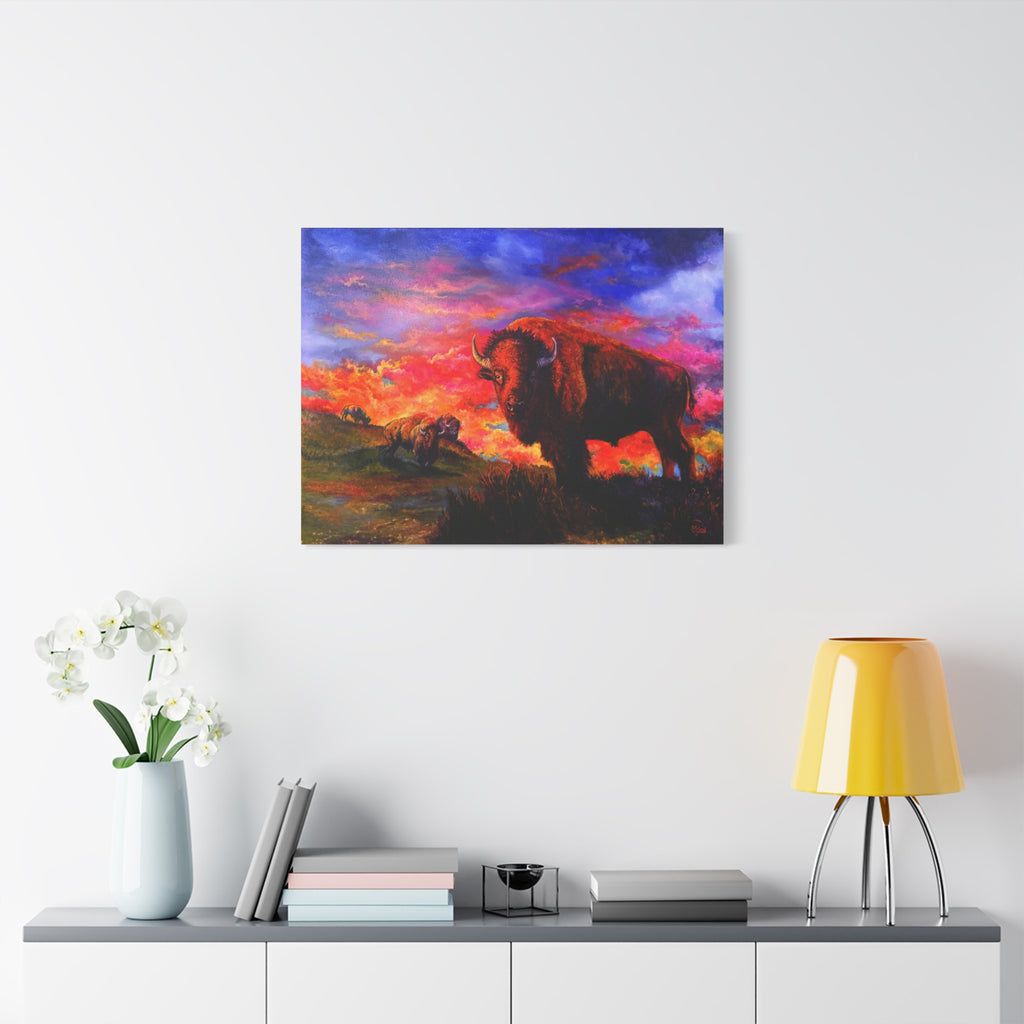 Prairie King — Canvas Print