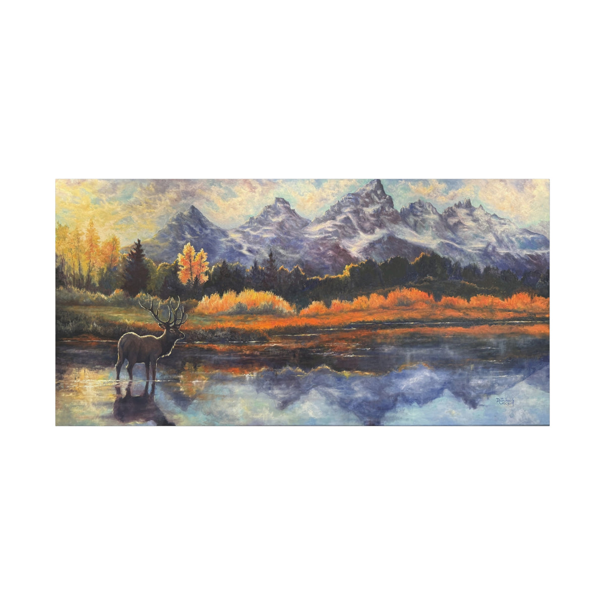 Autumn's Mirror — Canvas Print