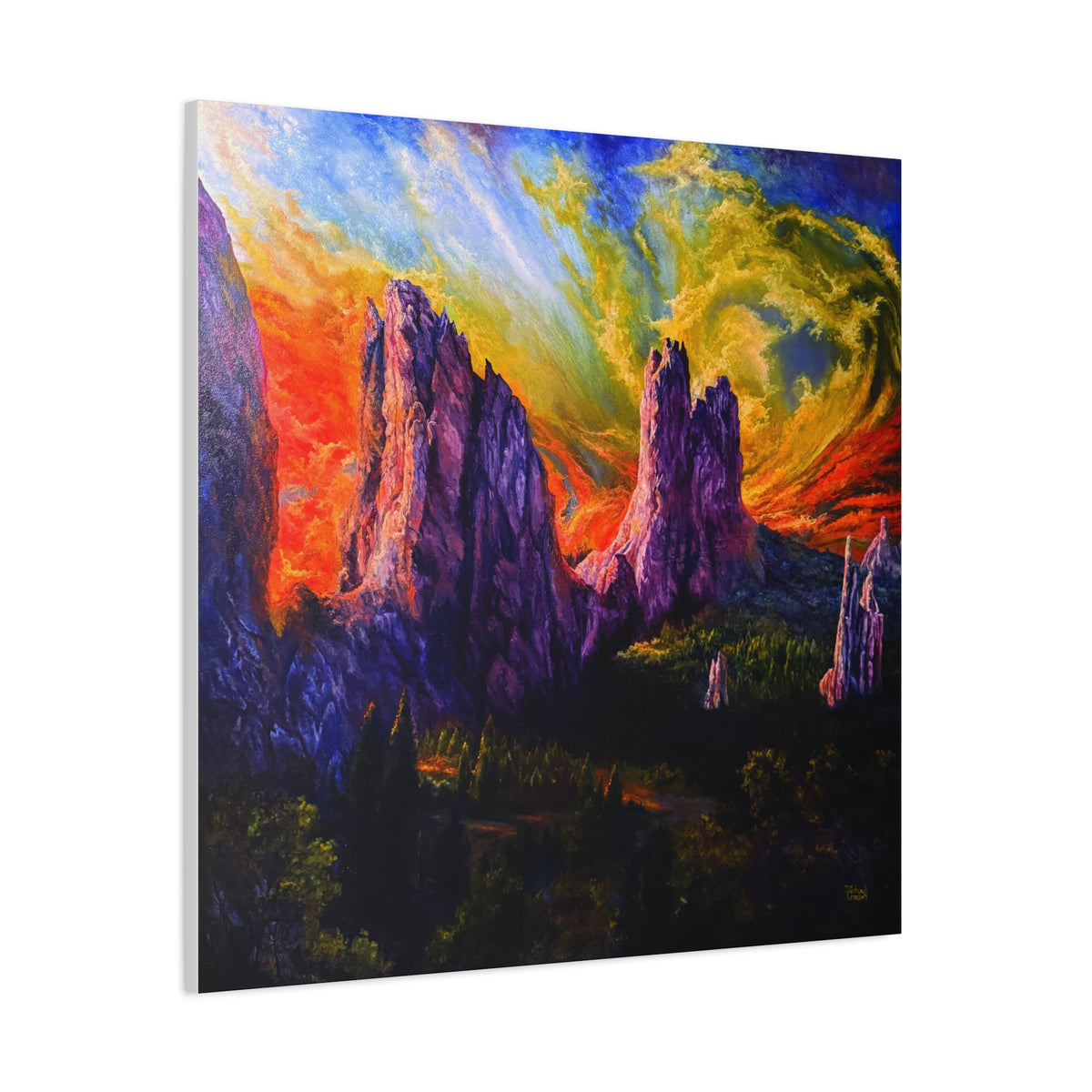 Cathedral Valley — Canvas Print