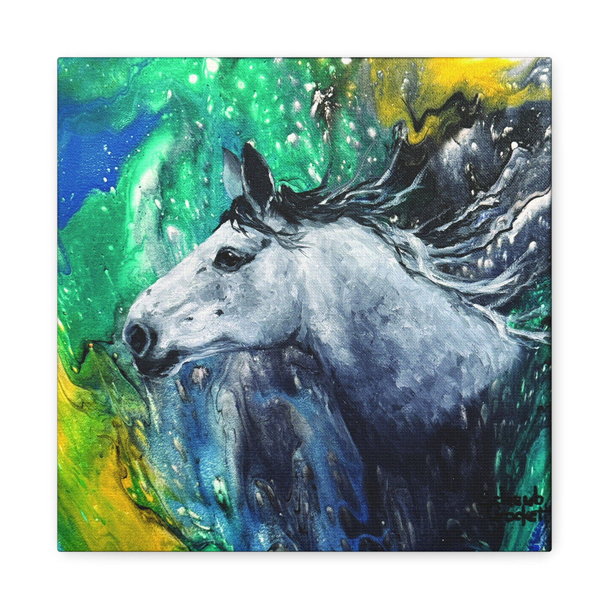 Dapple Gray — Canvas Print
