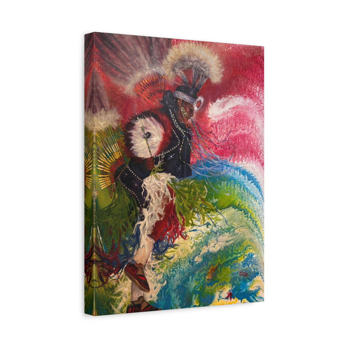 Dancing with his Ancestors — Canvas Print