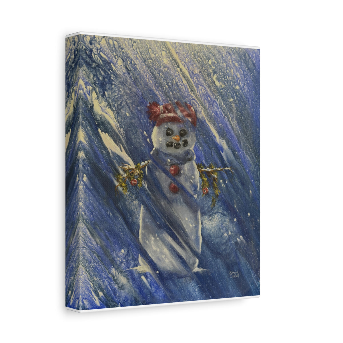 Braving the Blizzard — Canvas Print