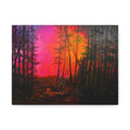 Hills on Fire — Canvas Print