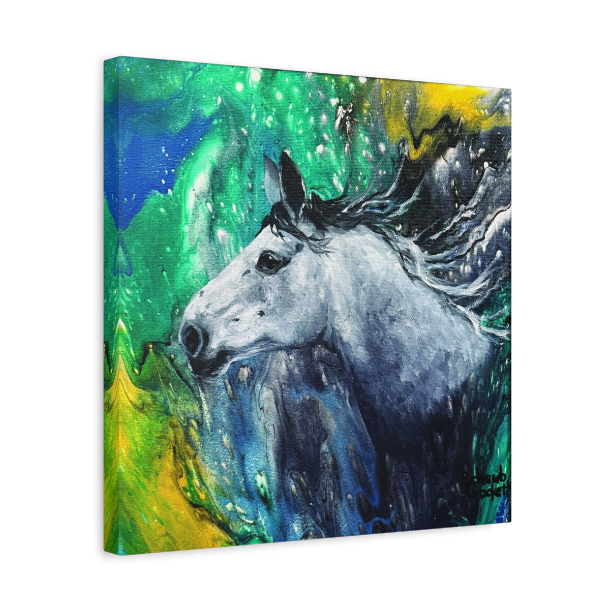 Dapple Gray — Canvas Print