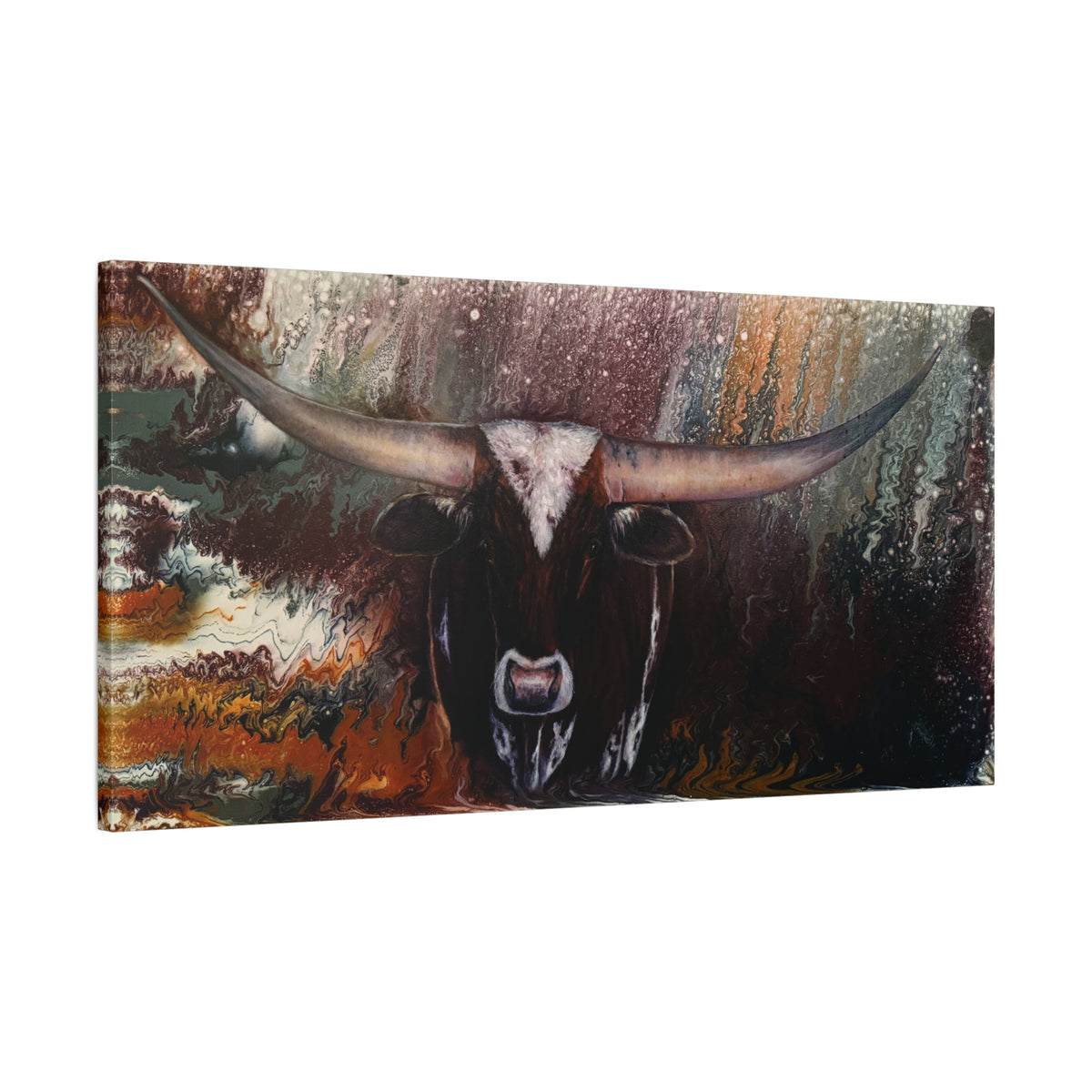 Long Horn — Canvas Print