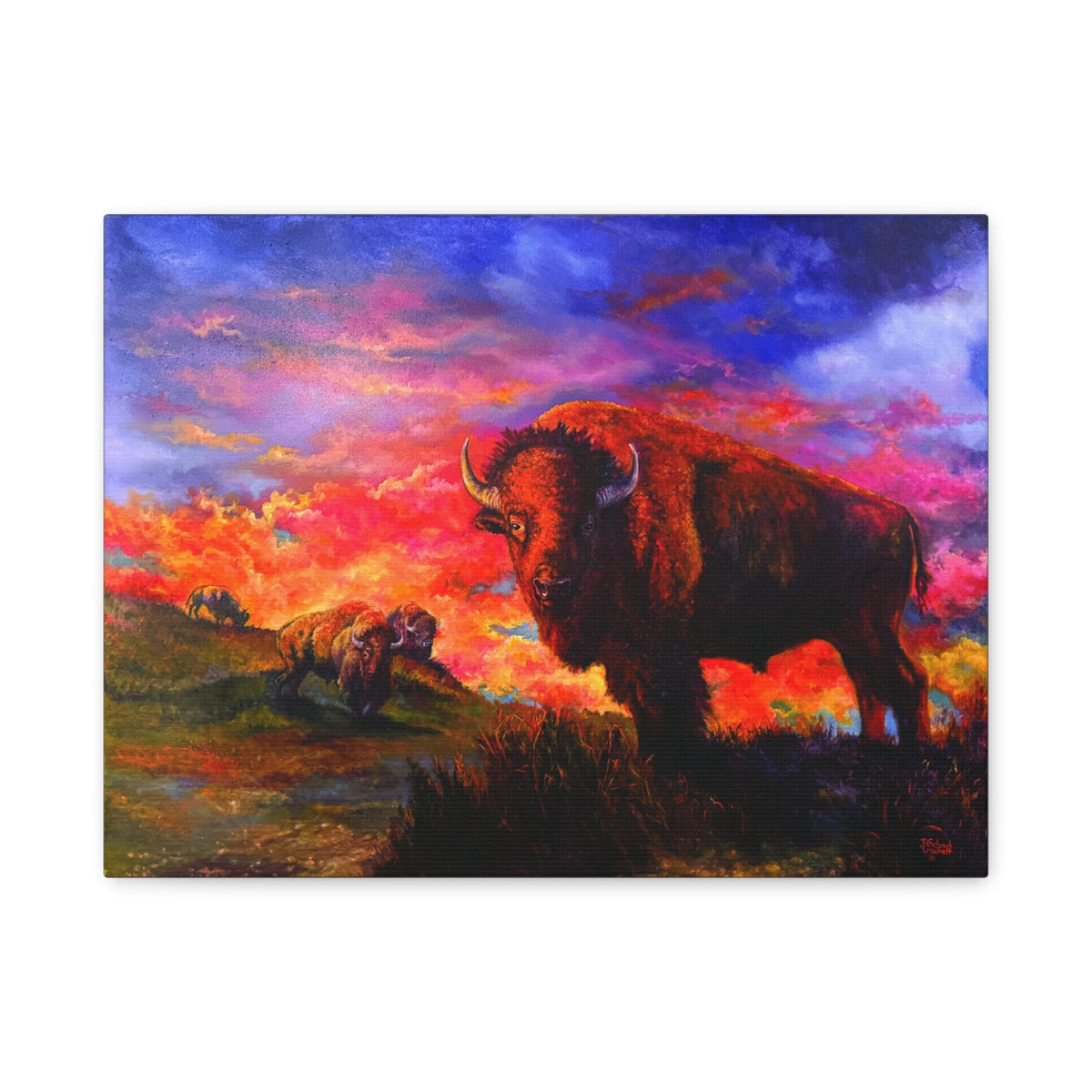 Prairie King — Canvas Print