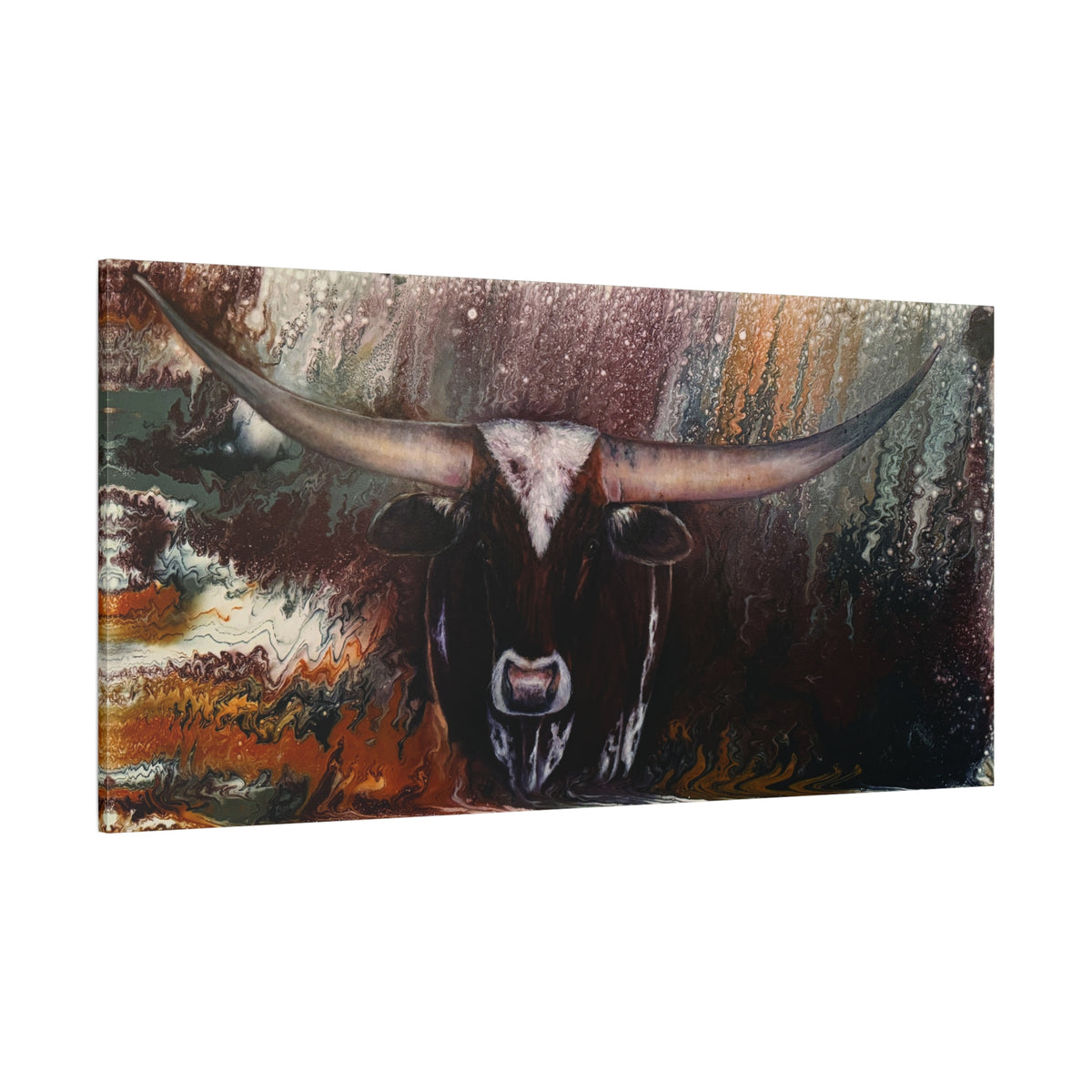 Long Horn — Canvas Print