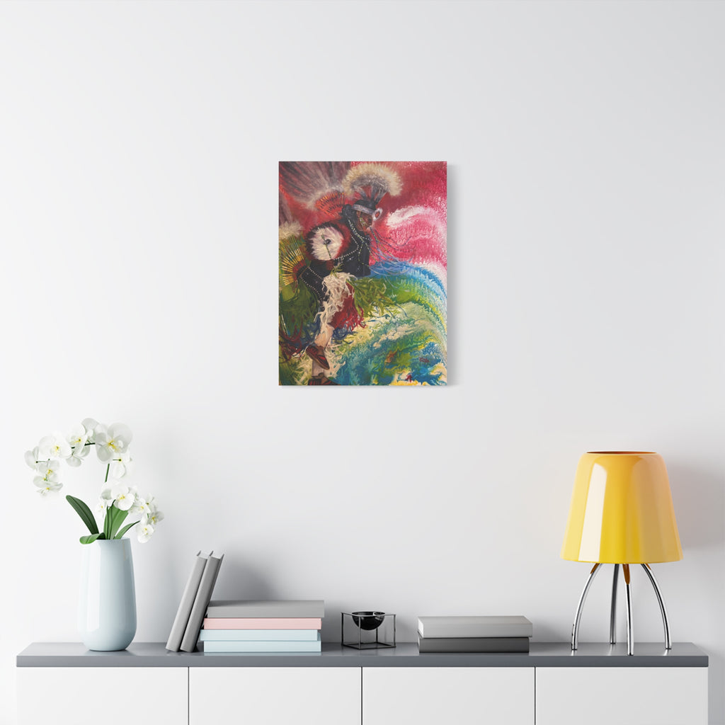 Dancing with his Ancestors — Canvas Print