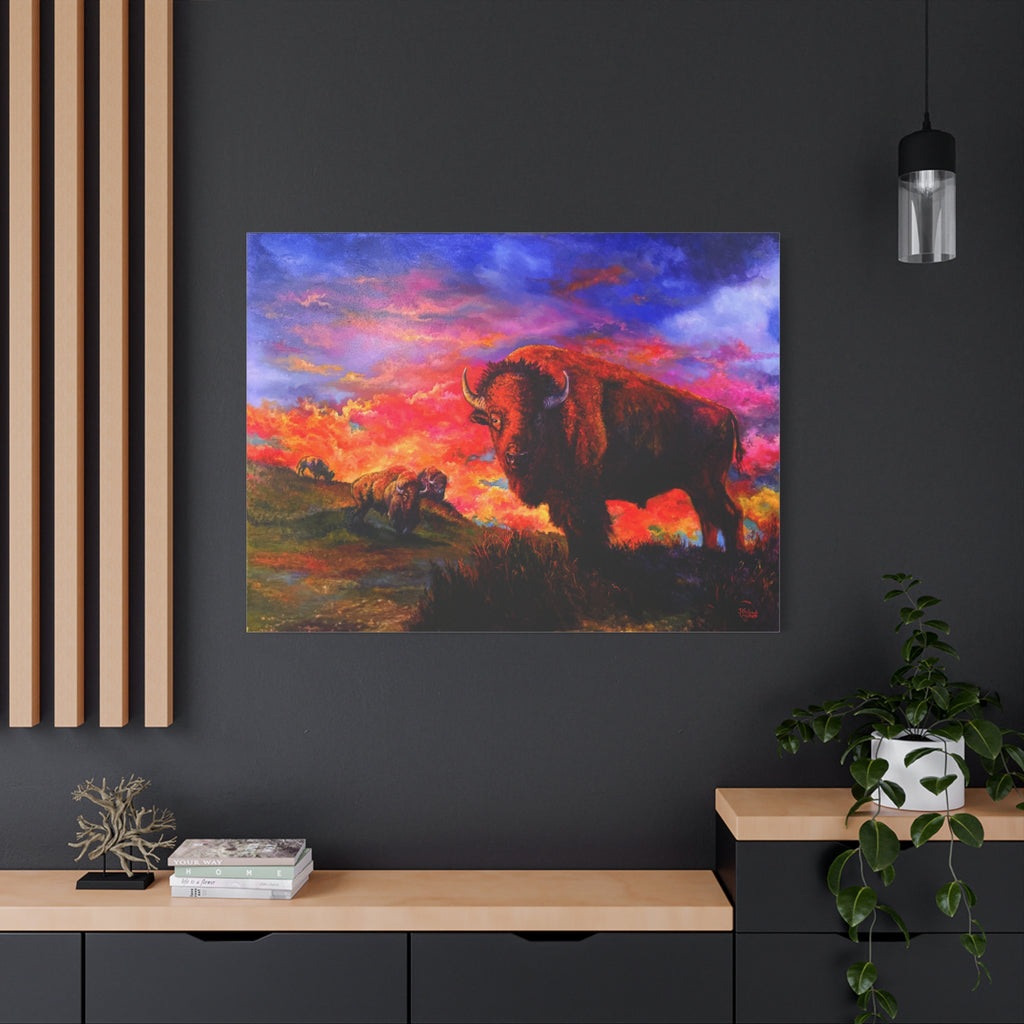 Prairie King — Canvas Print