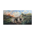 Morning Wrangling — Canvas Print