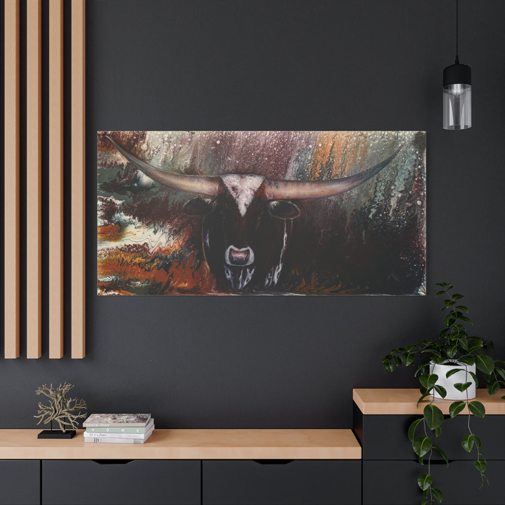 Long Horn — Canvas Print