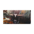 Long Horn — Canvas Print
