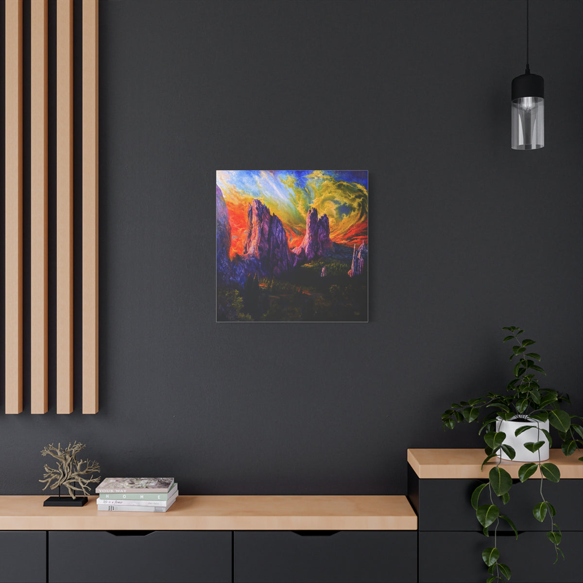 Cathedral Valley — Canvas Print