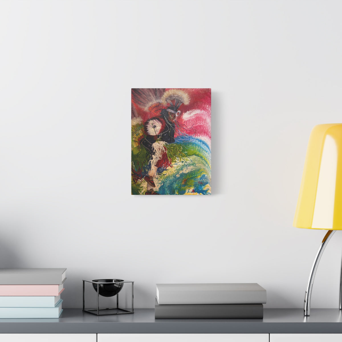 Dancing with his Ancestors — Canvas Print
