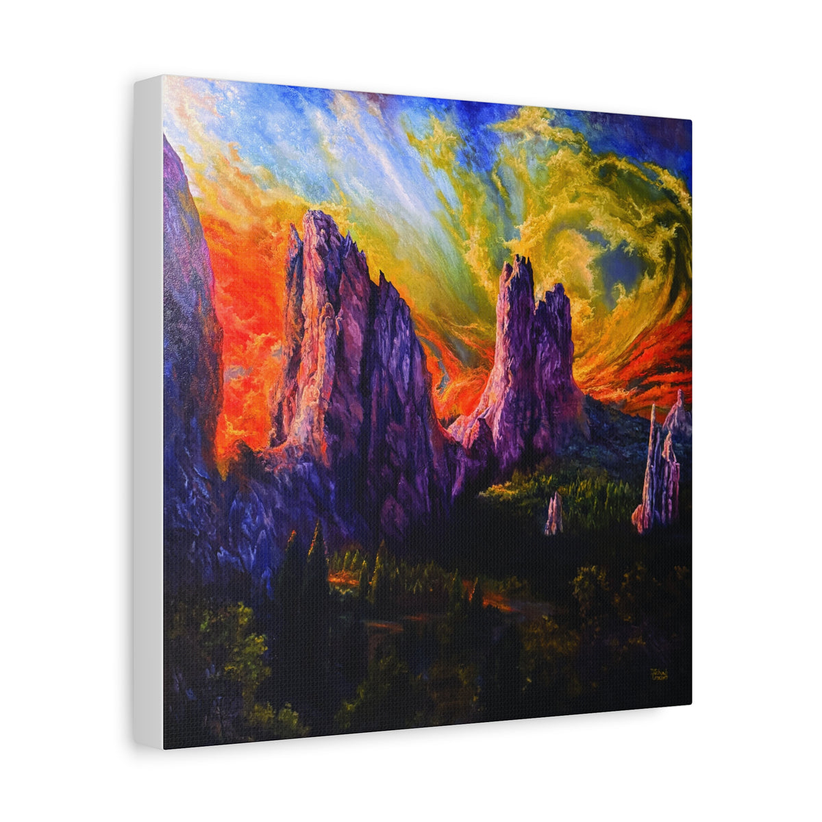 Cathedral Valley — Canvas Print