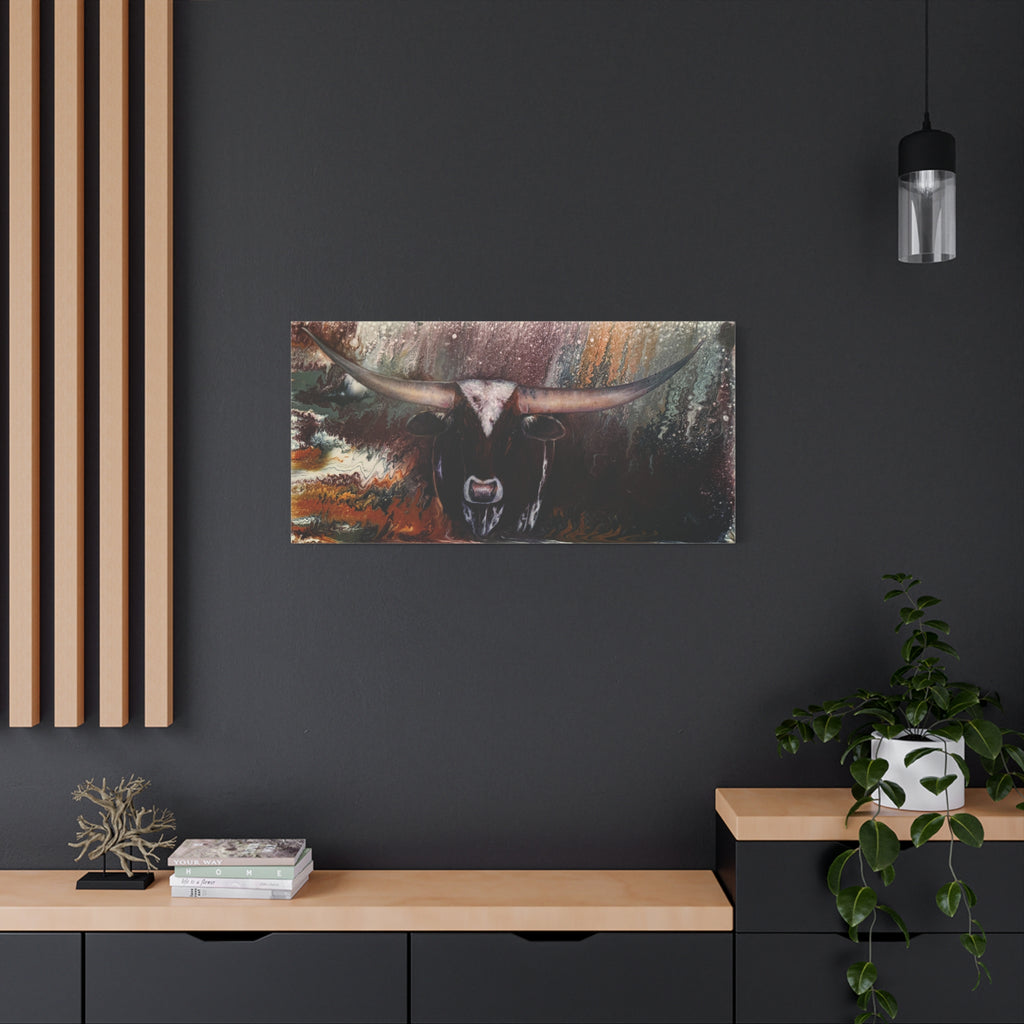 Long Horn — Canvas Print