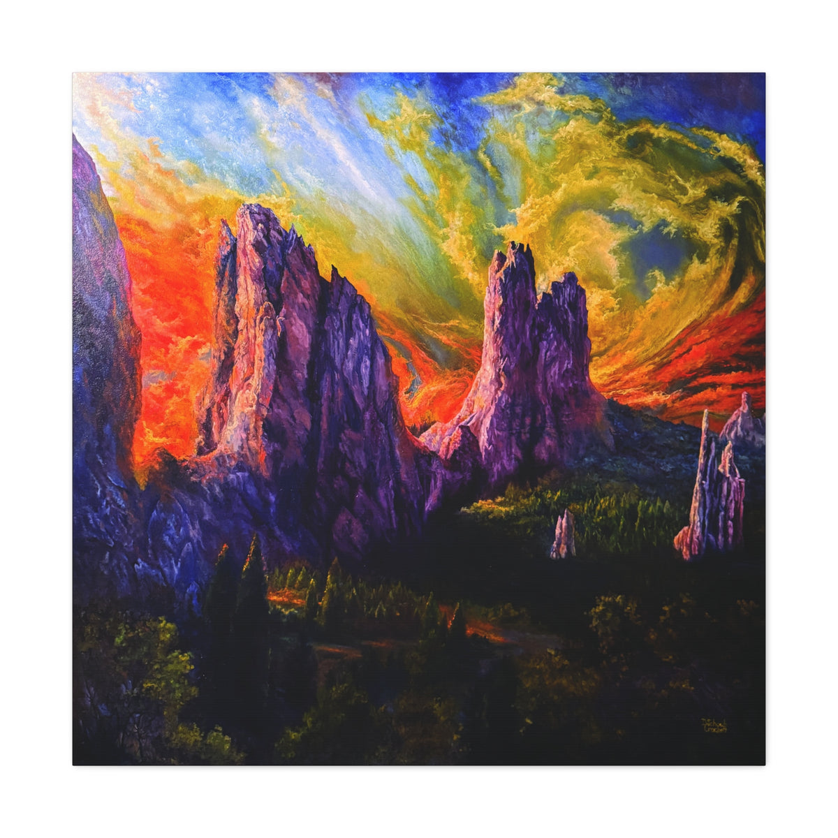 Cathedral Valley — Canvas Print