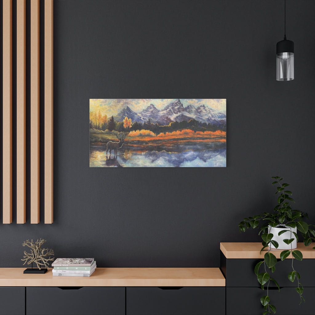 Autumn's Mirror — Canvas Print
