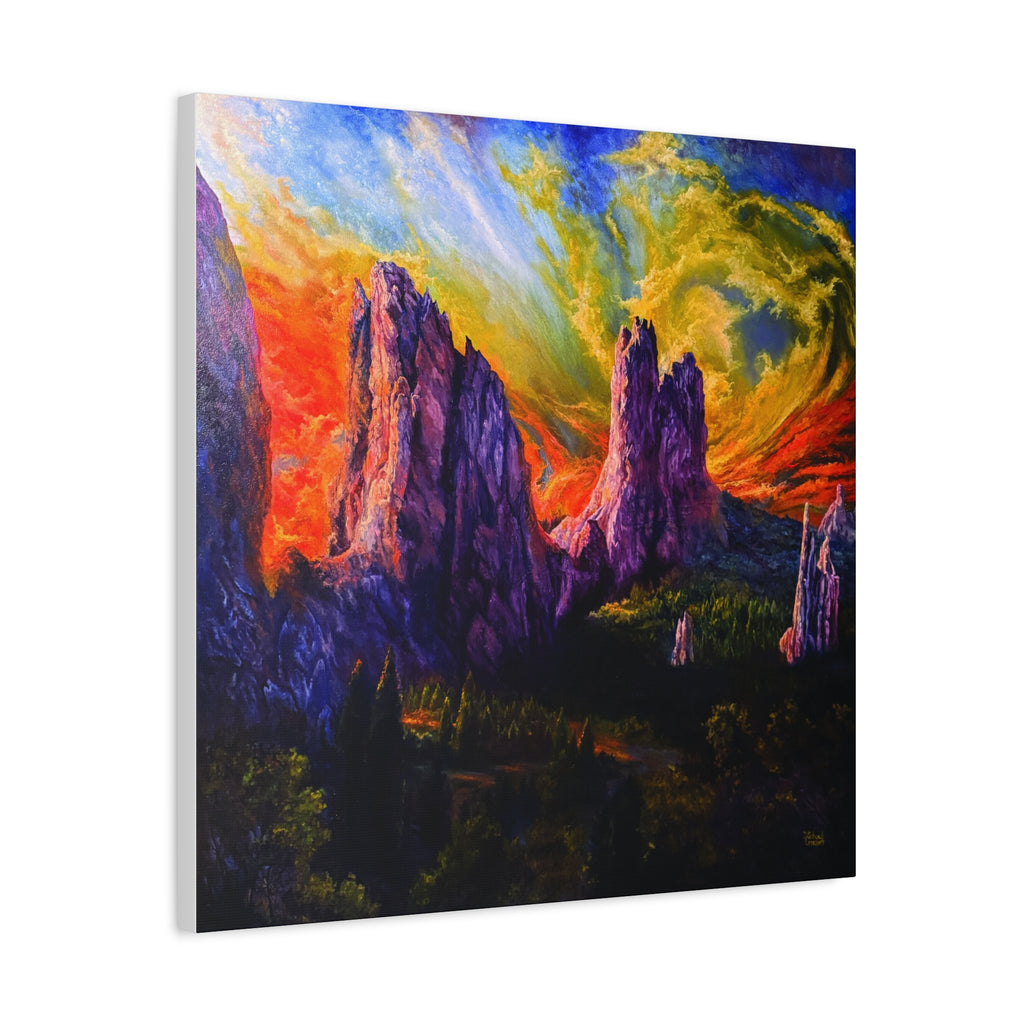 Cathedral Valley — Canvas Print