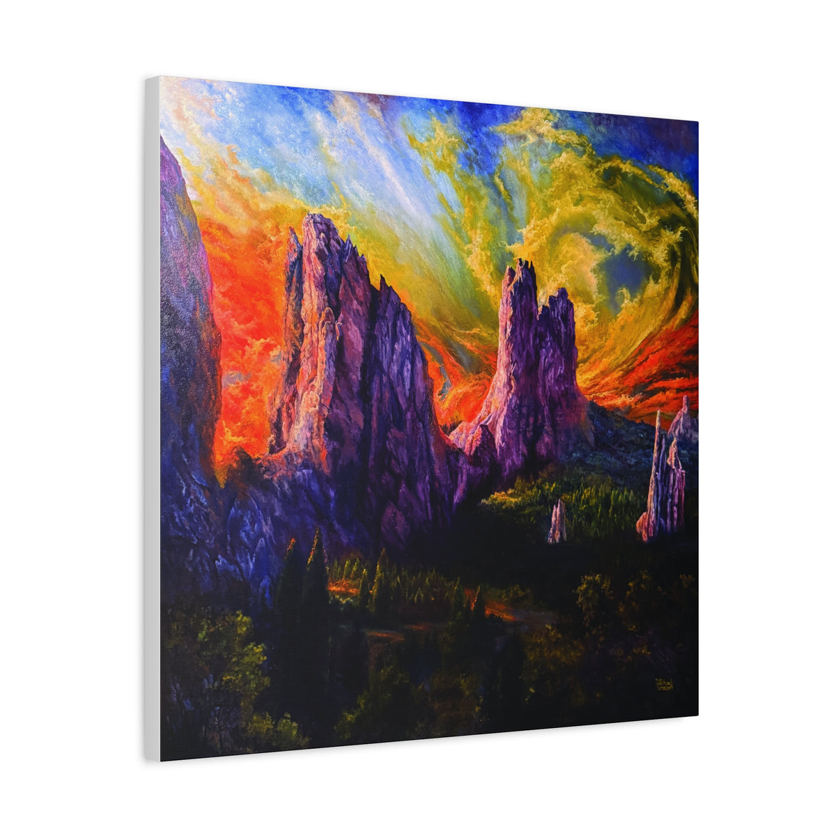 Cathedral Valley — Canvas Print