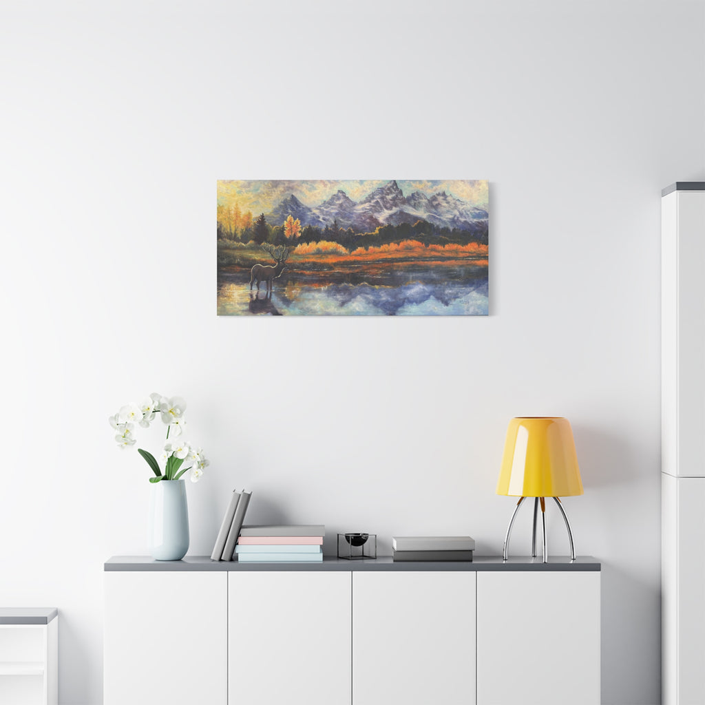 Autumn's Mirror — Canvas Print