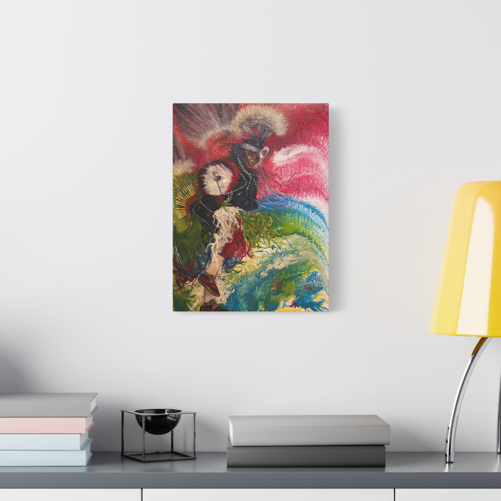 Dancing with his Ancestors — Canvas Print