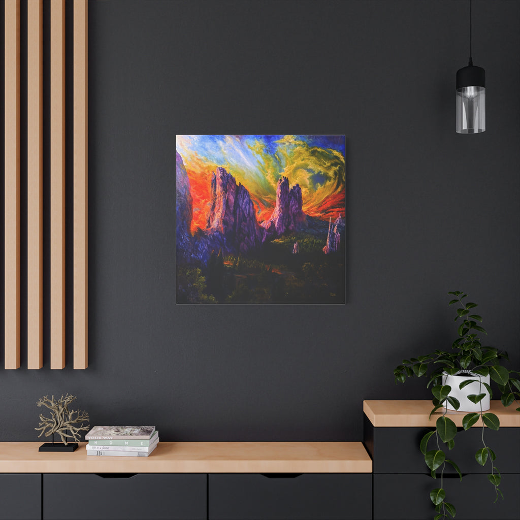 Cathedral Valley — Canvas Print