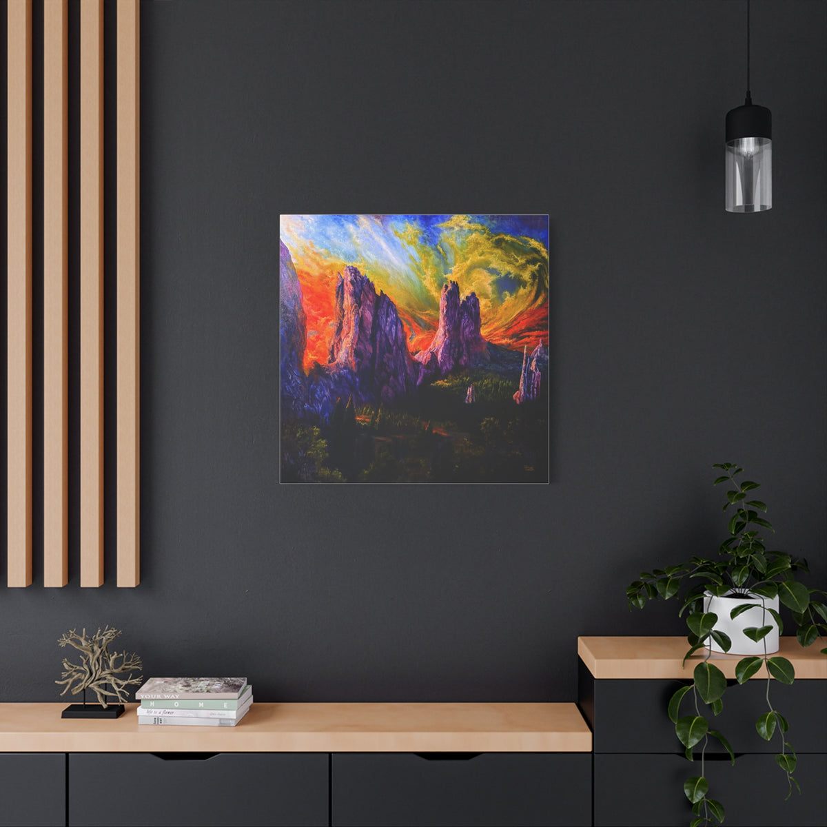 Cathedral Valley — Canvas Print