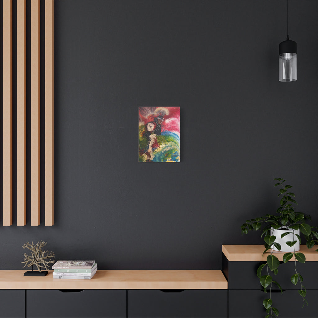 Dancing with his Ancestors — Canvas Print