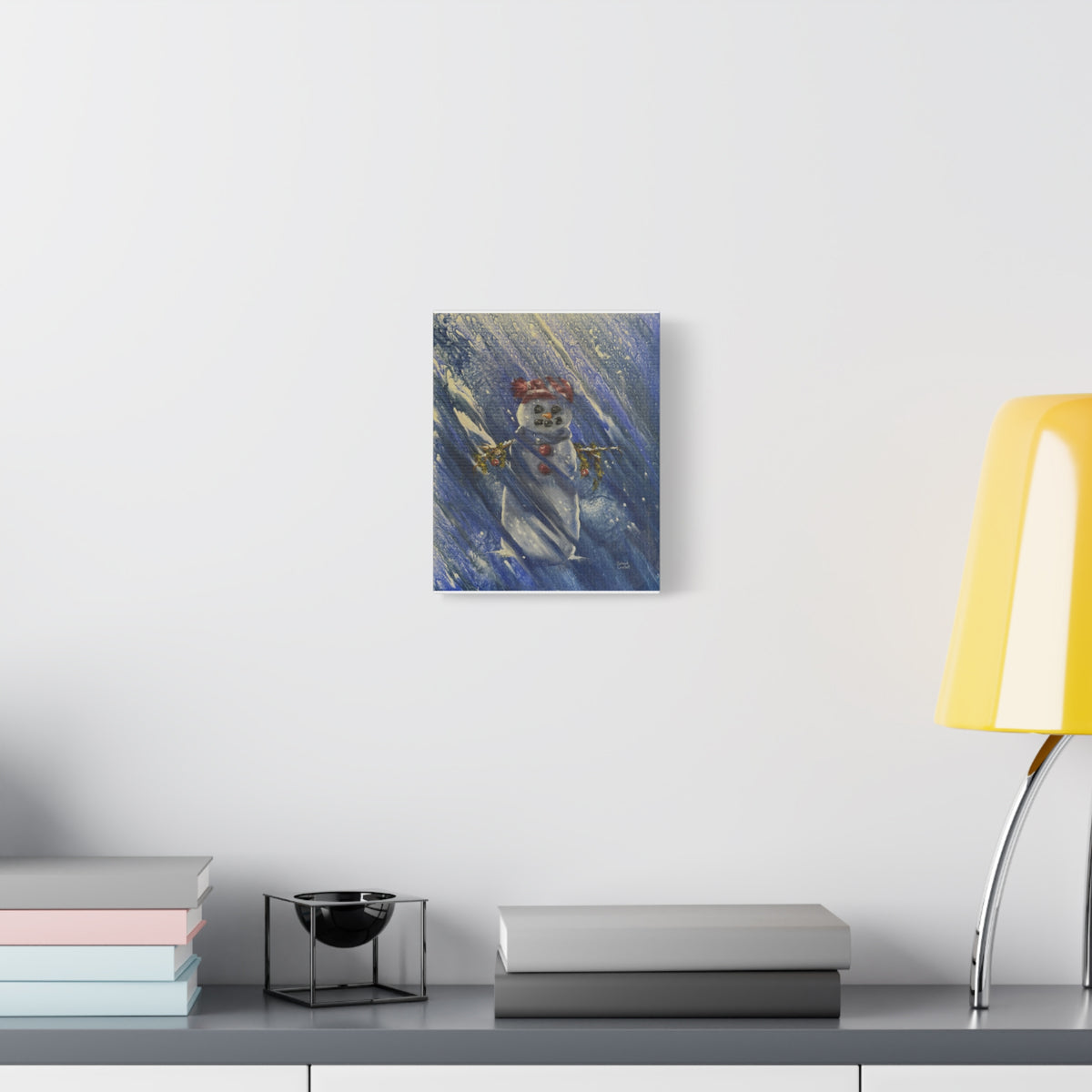 Braving the Blizzard — Canvas Print