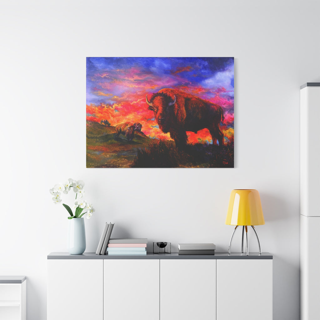 Prairie King — Canvas Print