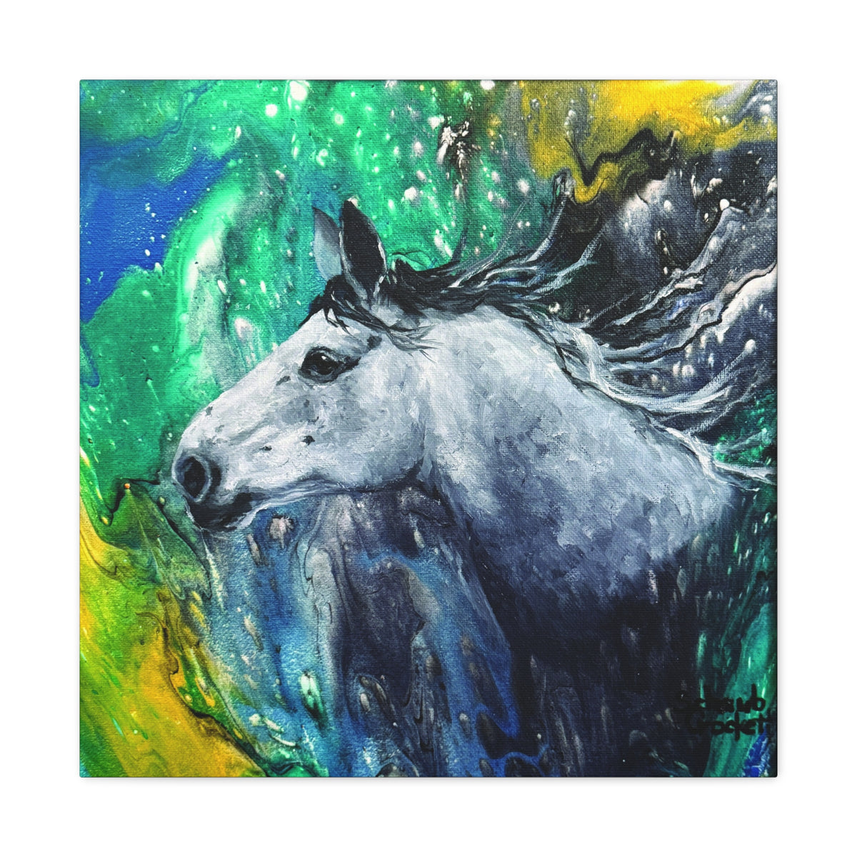 Dapple Gray — Canvas Print