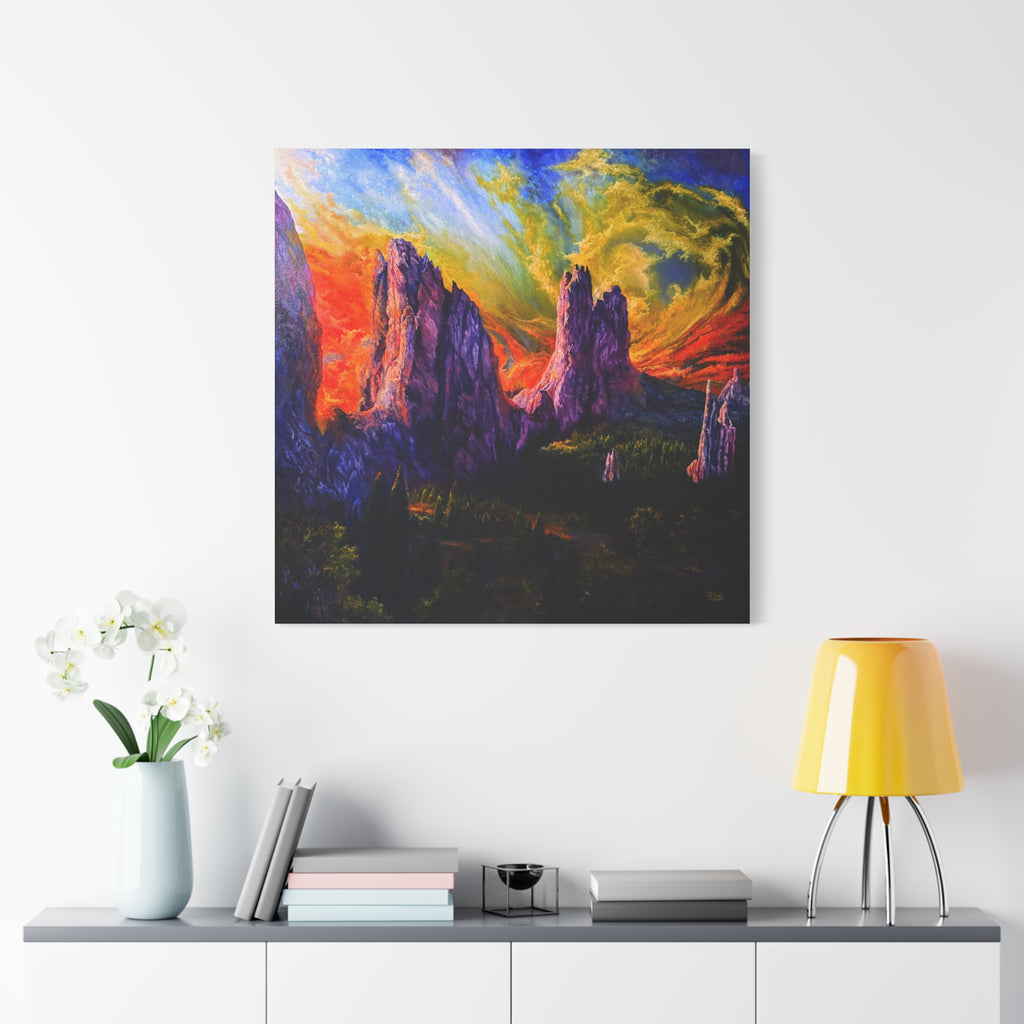 Cathedral Valley — Canvas Print