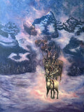 Above the Peaks — Original Oil Painting