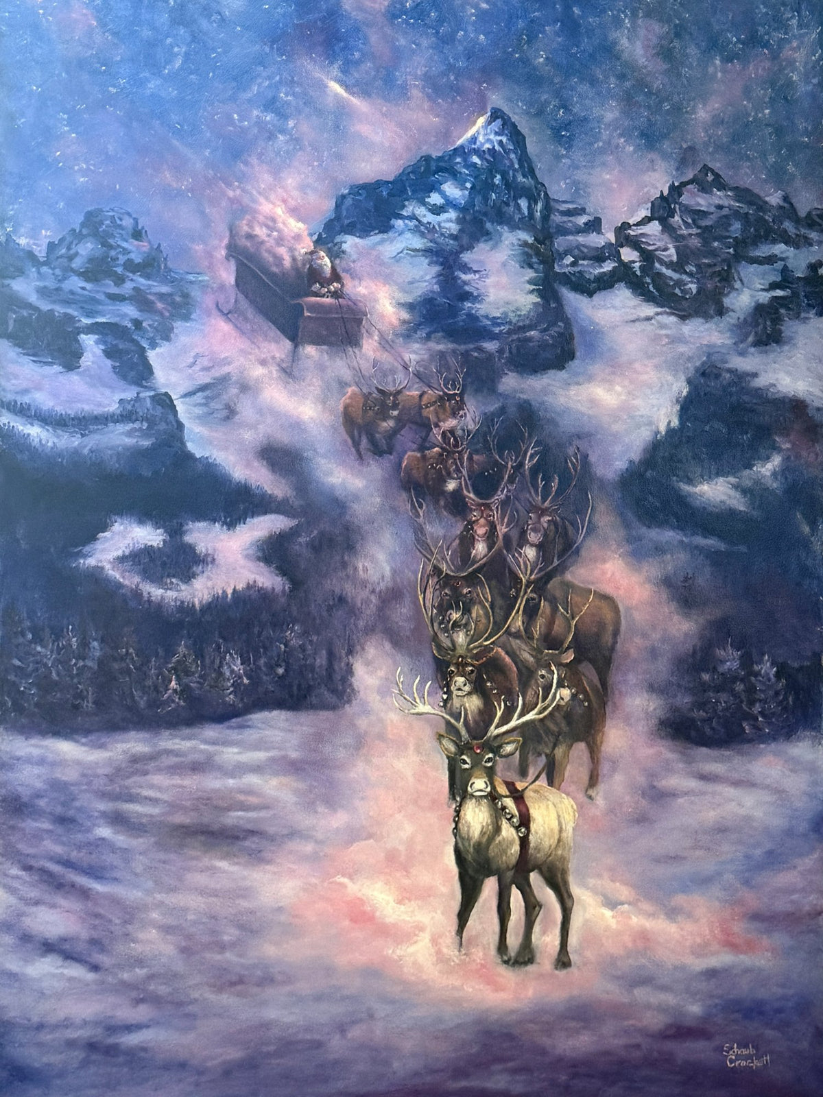Above the Peaks — Original Oil Painting