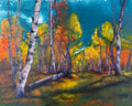 Autumn Aspen — Original Oil Painting
