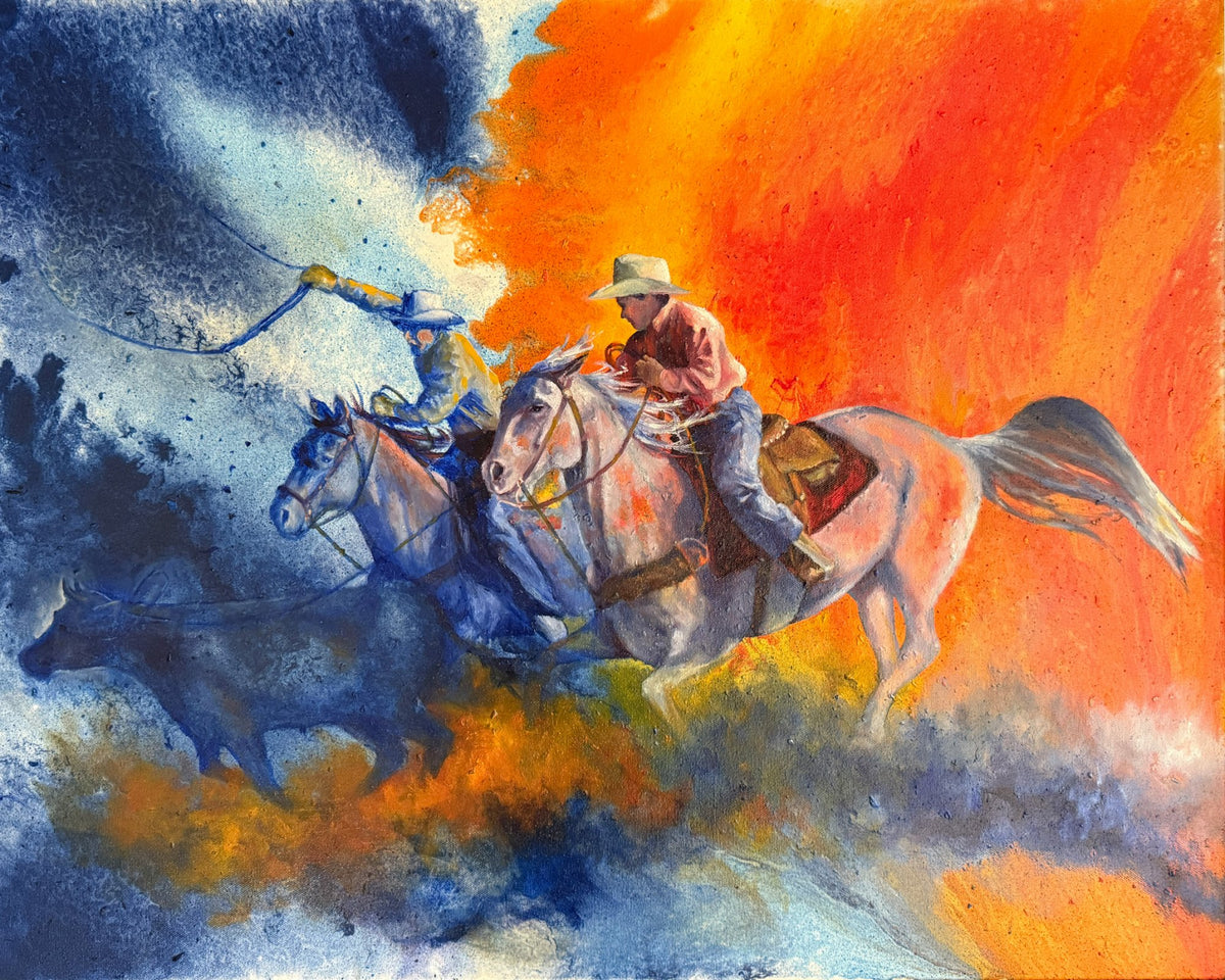 Branding Day 2 — Original Oil Painting