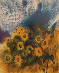 Morning Sunflowers — Original Oil Painting