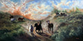 Morning Wrangling — Original Oil Painting