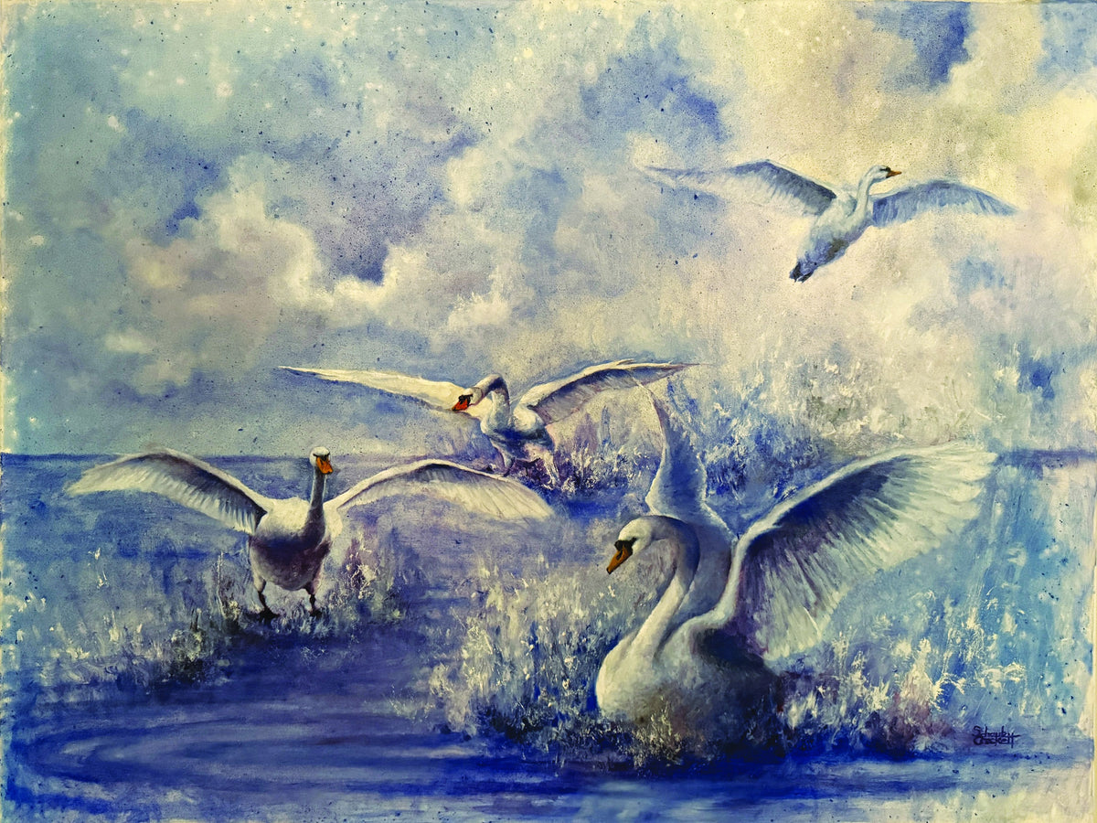 Swan Song — Original Oil Painting
